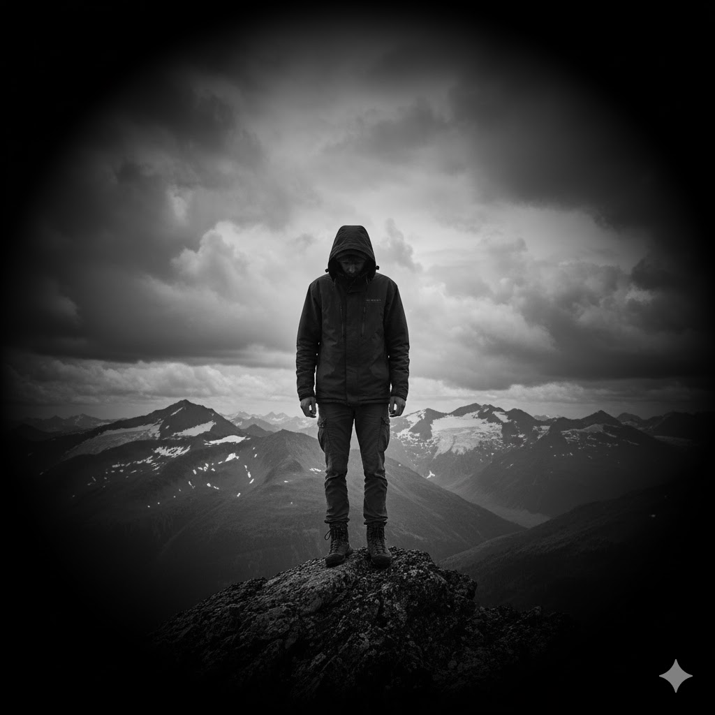 leader climbing mountaintop. It's lonely at the top.